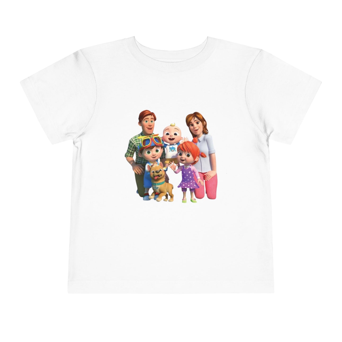 Customized Printed T-shirt (JJ_Family) For Kids (Cotton)