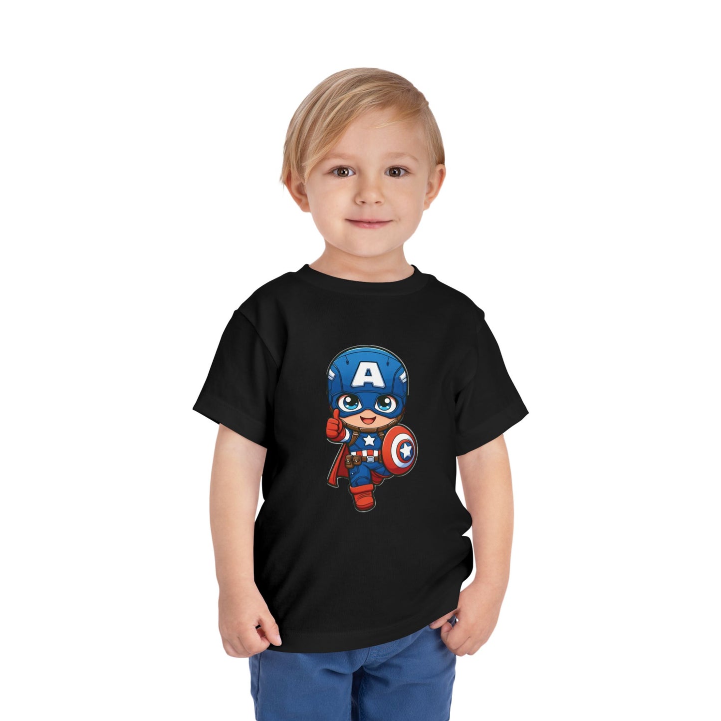 Customized Printed T-shirt (Captain) For Kids (Cotton)