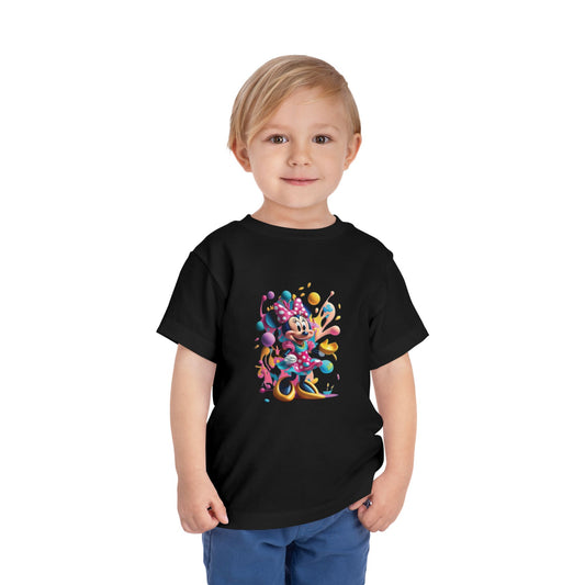 Customized Printed T-shirt (Mickey) For Kids (Cotton)