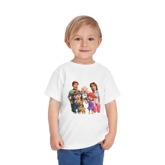 Customized Printed T-shirt (JJ_Family) For Kids (Cotton)